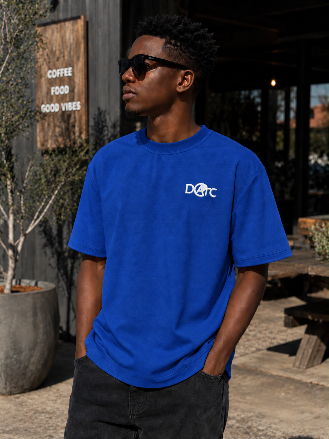 DARC Signature Royal Blue t-shirt