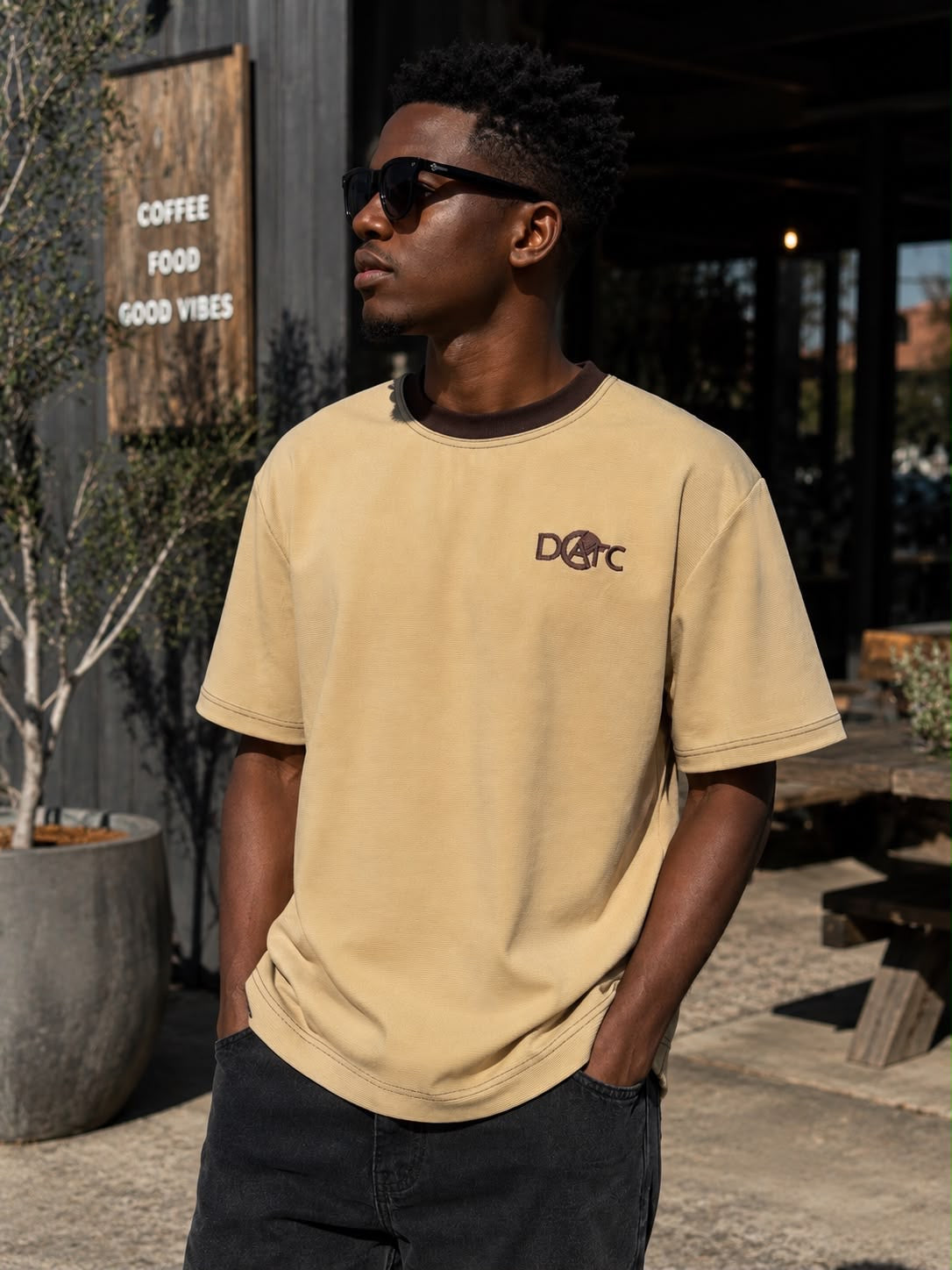 Burgundy DARC Signature t-shirt — reference image
